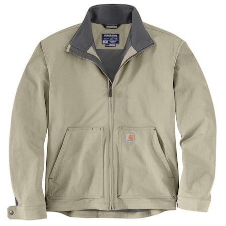 Carhartt Men's OJ5534 M Supr Dux RlxdFt LW Jkt M REG Non-Insulated Relaxed Greige OJ5534-M / 105534-E00MREG